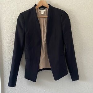 H&M Fully lined  black Blazer Sz 2